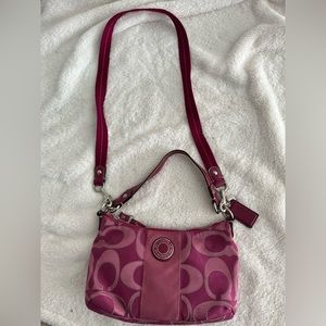 Pink Coach Crossbody
